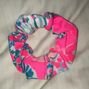 Lilly Pulitzer handmade hair scrunchie